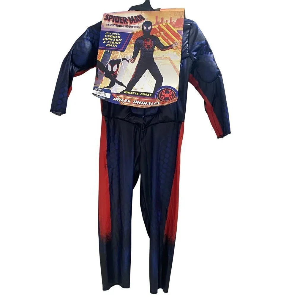 Marvel Spider-Man Across the Spider-Verse Miles Morales Halloween Costume Size S
